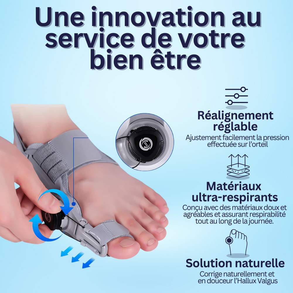 Correcteur d'Orteil Hallux Valgus