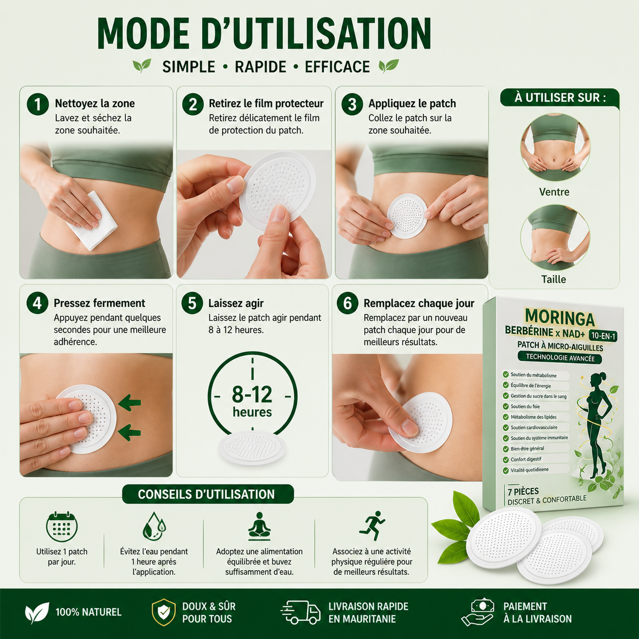 Patch Moringa Minceur & Énergie