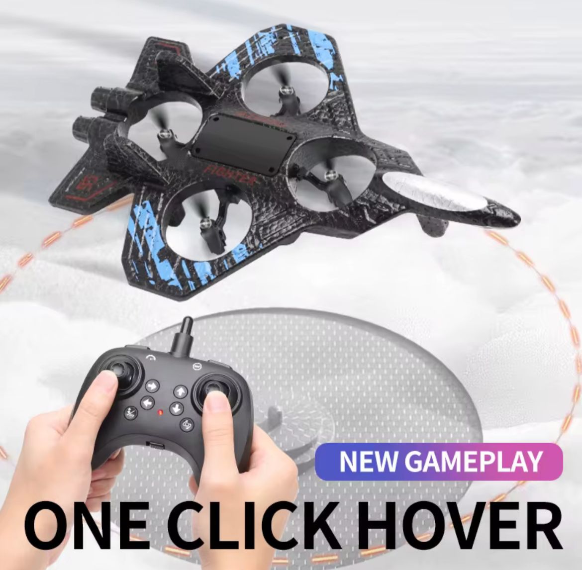 Fighter X™ : Avion Télécommandé - Voltige Lumineuse