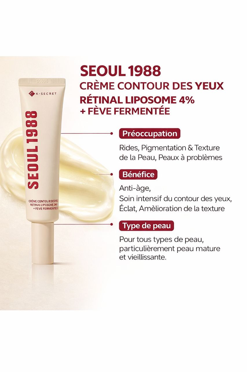 SEOUL 1988-Le secret coréen pour un regard plus jeune