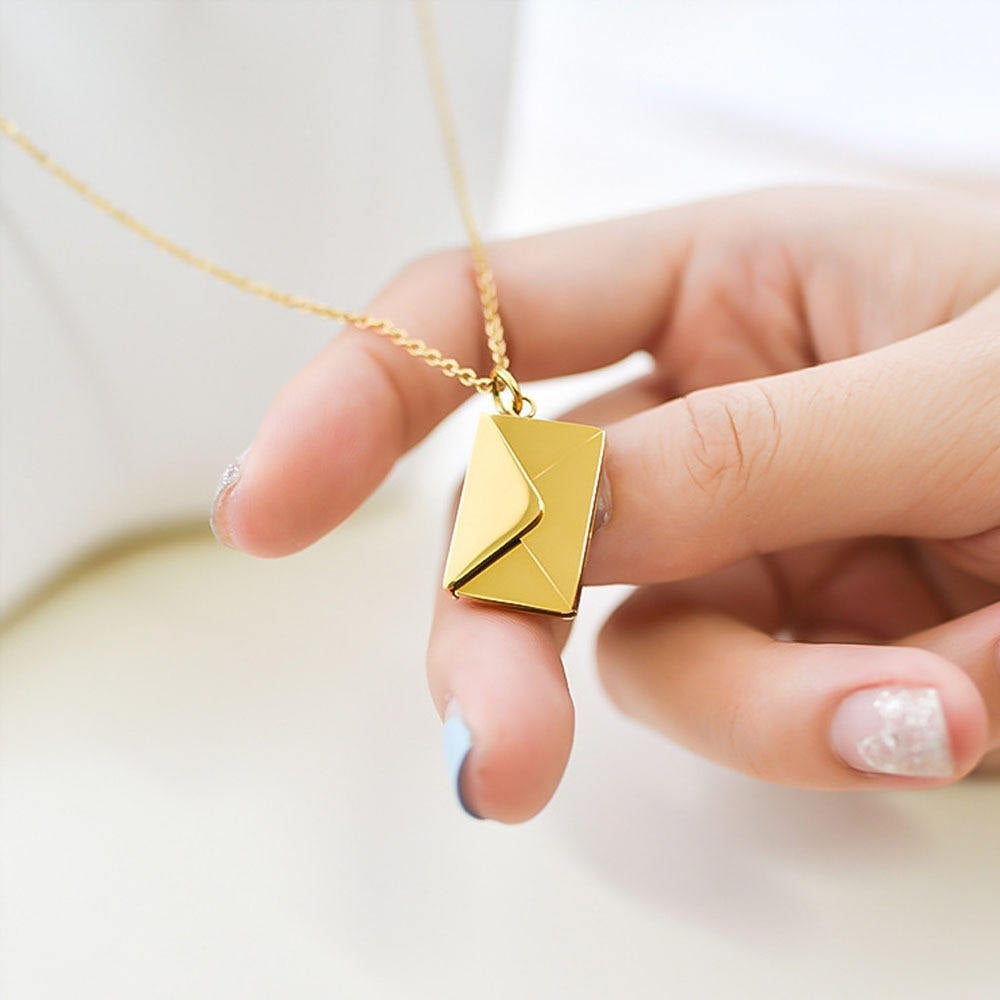 Collier Enveloppe I Love You