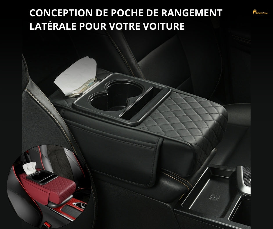Boîte d’Accoudoir de Voiture 5 en 1