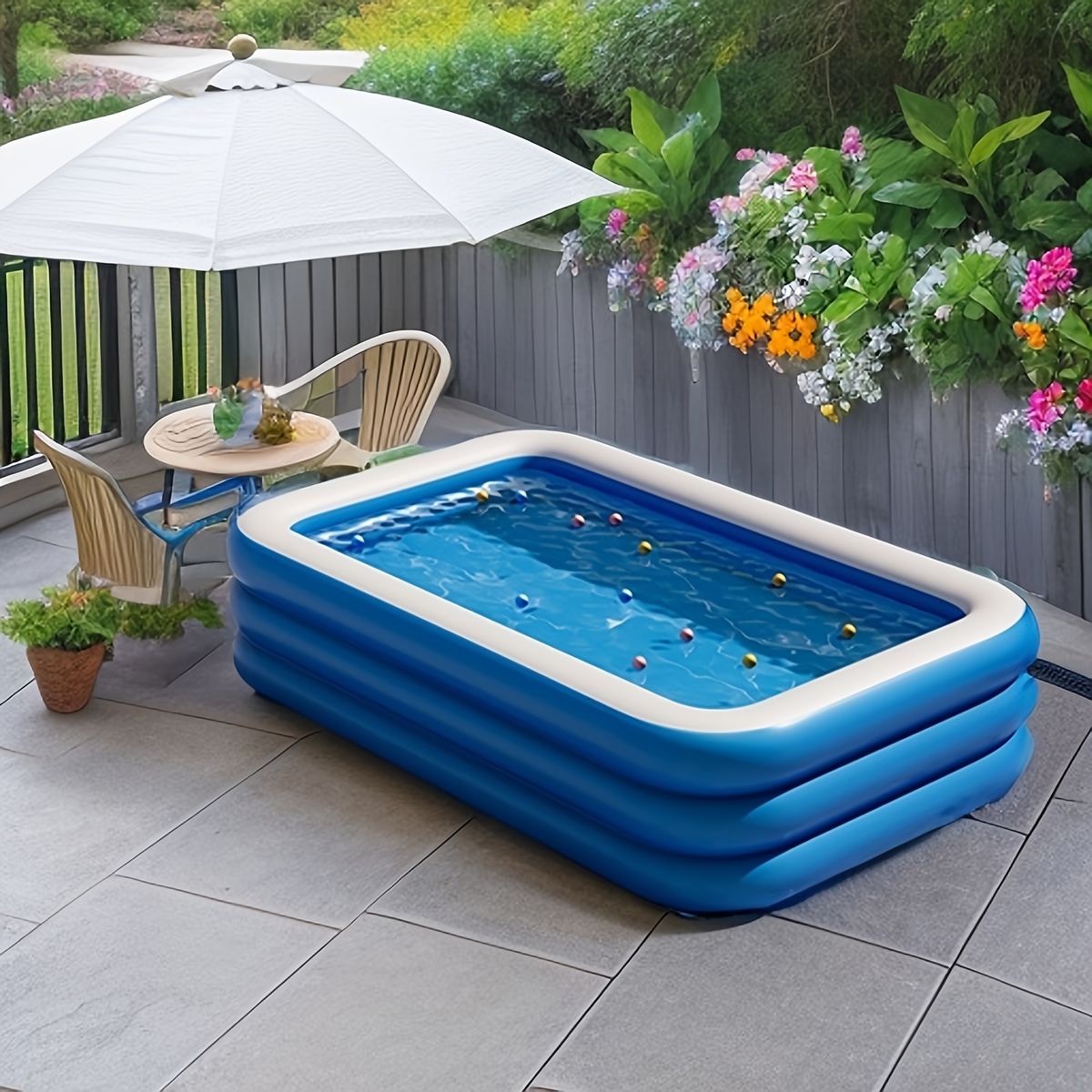 Piscine gonflable familiale