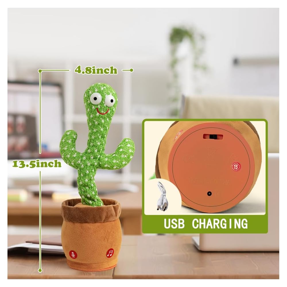 Cactus chantant : Offrez des Éclats de Rire ce Noël !