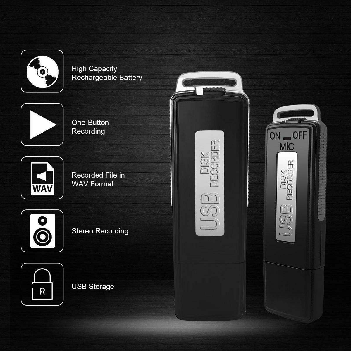 SPY-KEY™: L’enregistreur invisible qui garde tout en mémoire