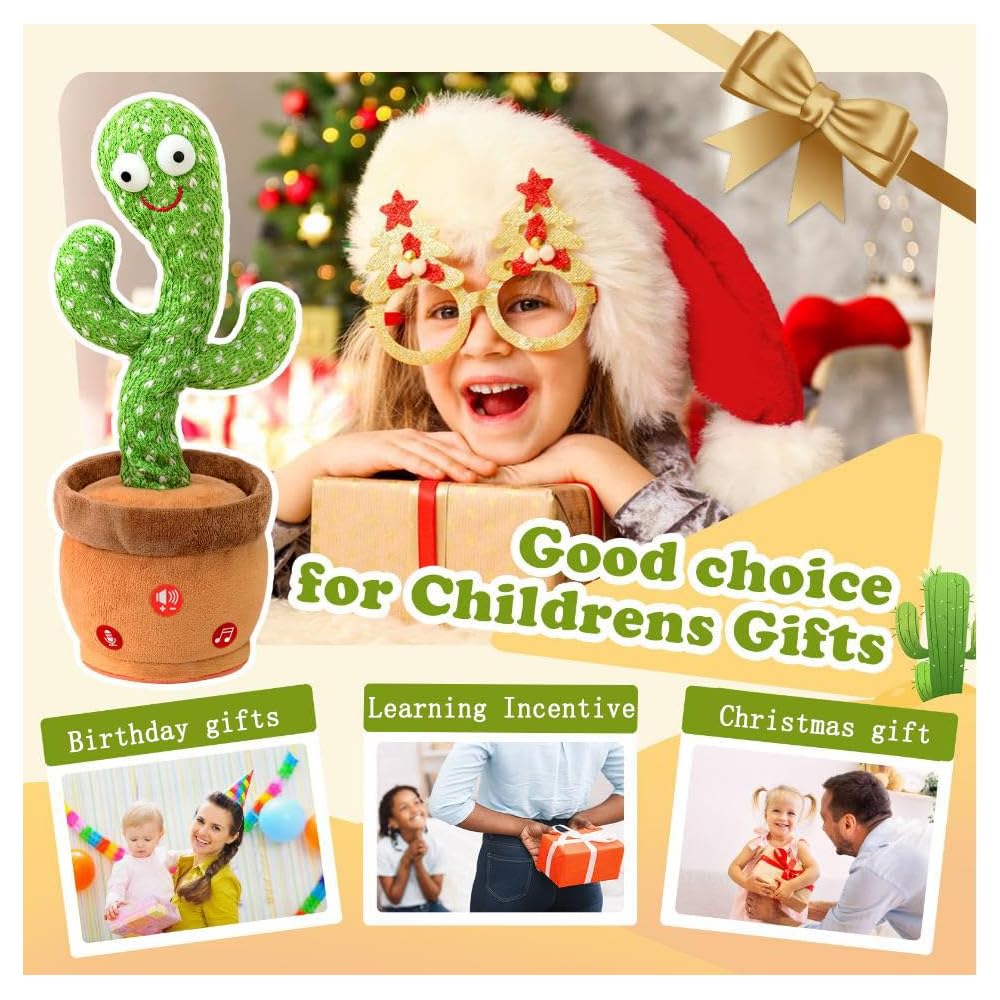 Cactus chantant : Offrez des Éclats de Rire ce Noël !