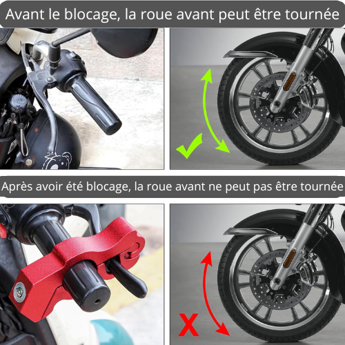 LOCK-IN™: L'ANTI-VOLE POUR MOTO EN ACIER INDESTRUCTIBLE