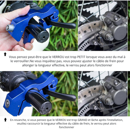 LOCK-IN™: L'ANTI-VOLE POUR MOTO EN ACIER INDESTRUCTIBLE