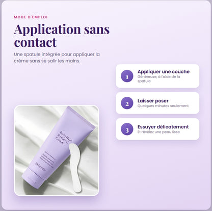 Crème Dépilatoire Peau Lisse Sans Effort  : 1 acheté = 1 offert ! Promo 12h