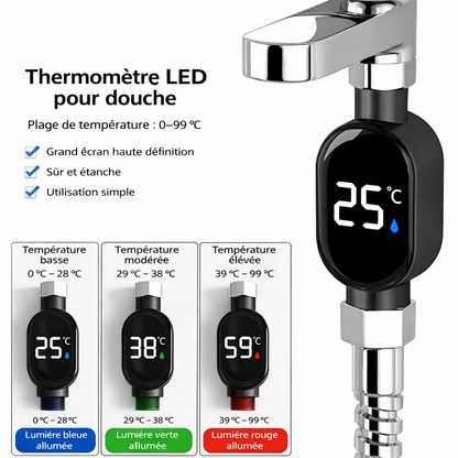 Thermomètre de douche