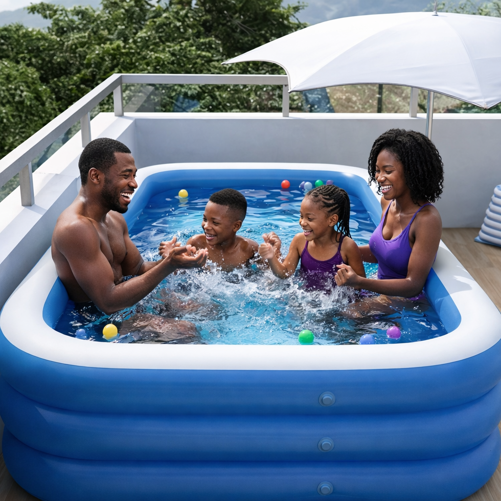 Piscine gonflable familiale