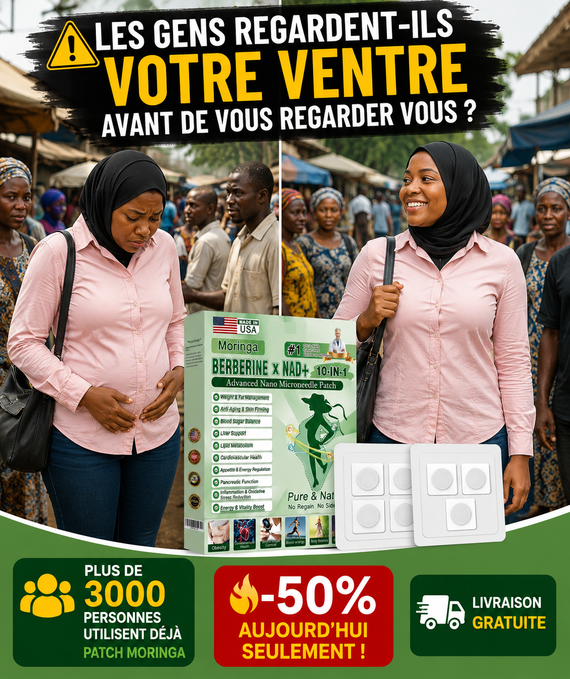 Patch Moringa Minceur &amp; Énergie