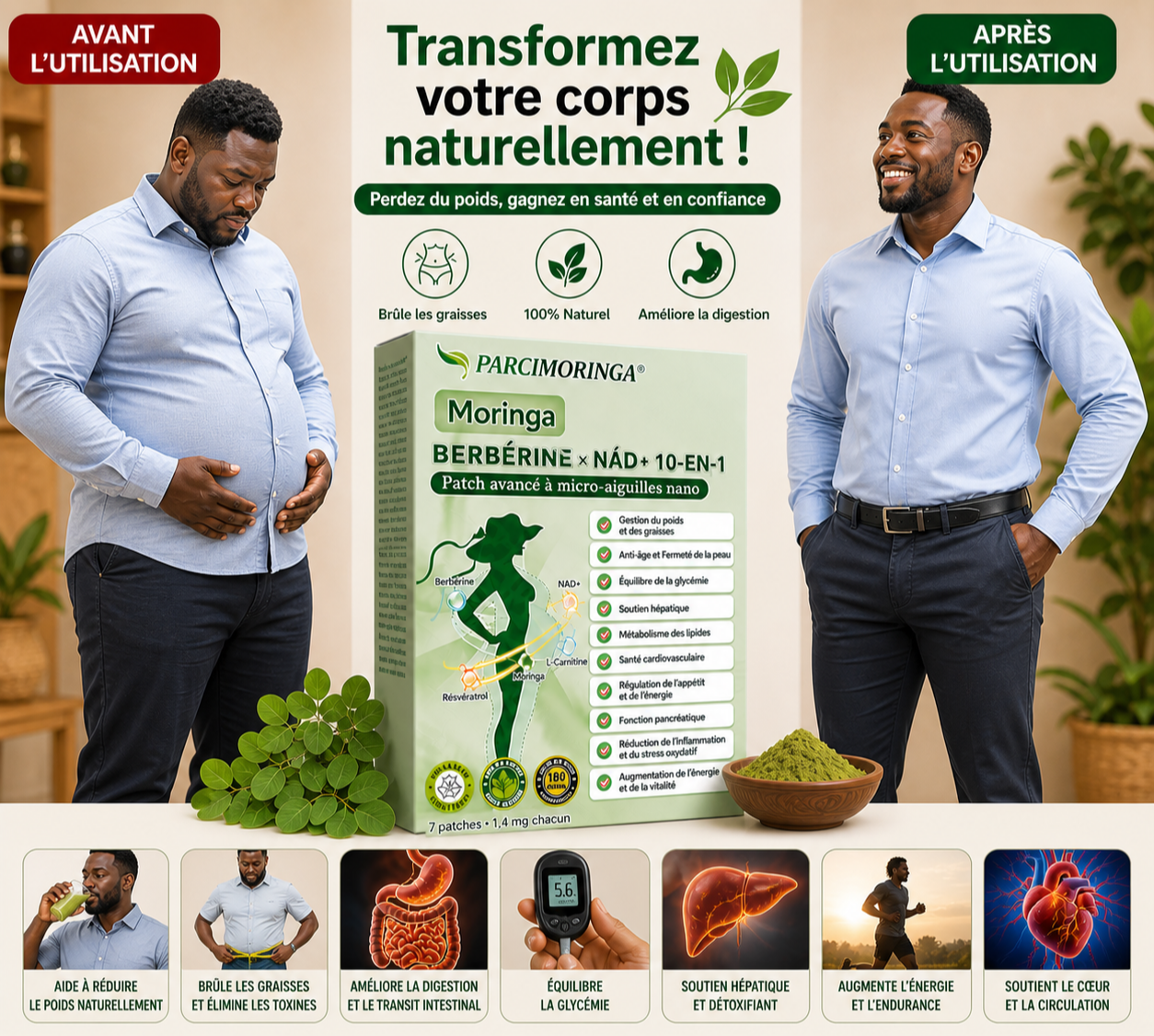 Patch Moringa & Minceur