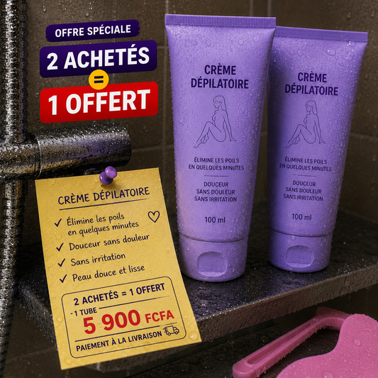 Crème épilatoire - PROMO 24H/ 2 ACHETÉS = 1 OFFERT