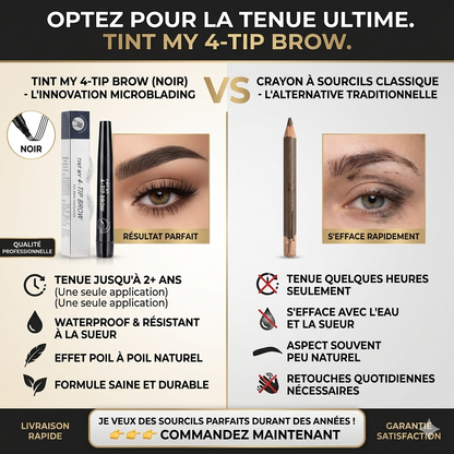 Crayon à sourcils permanent ( 1 acheté=1 offert)