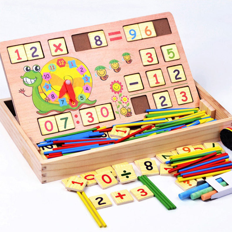 SMART™: Coffret Educatif en Bois qui rend les maths faciles & amusantes