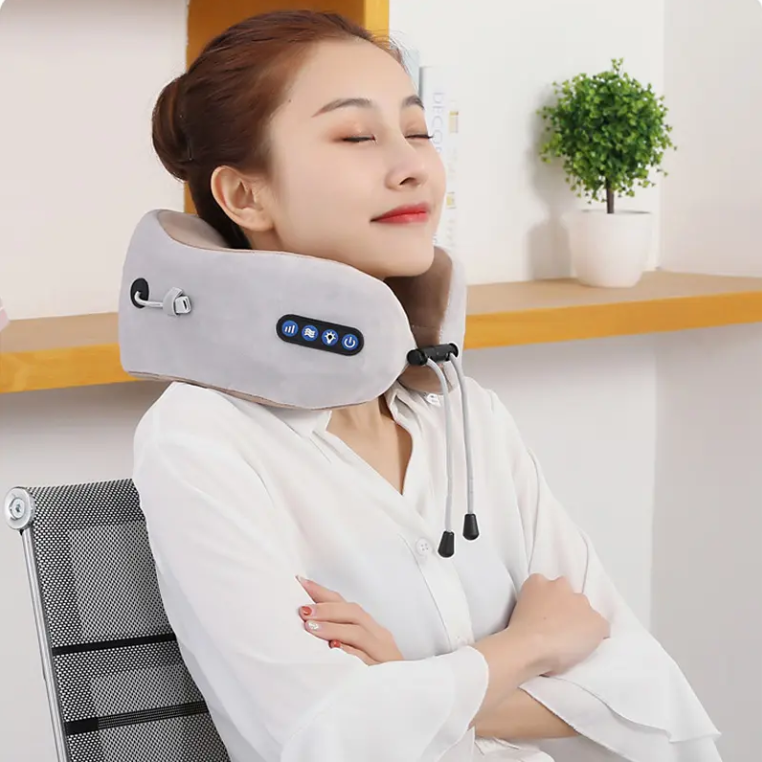 oreiller cervical de voyage ergonomique