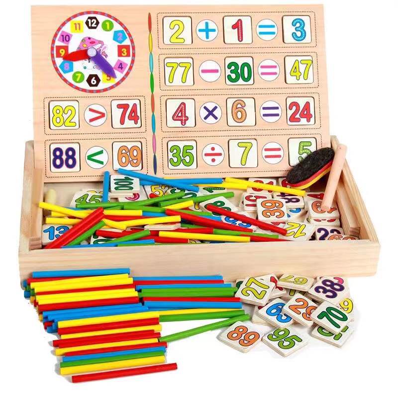 SMART™: Coffret Educatif en Bois qui rend les maths faciles & amusantes