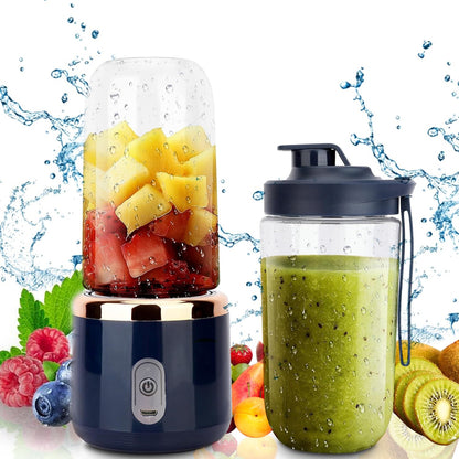 Tasse mixeur de presse-agrumes en plastique électrique rechargeable par USB