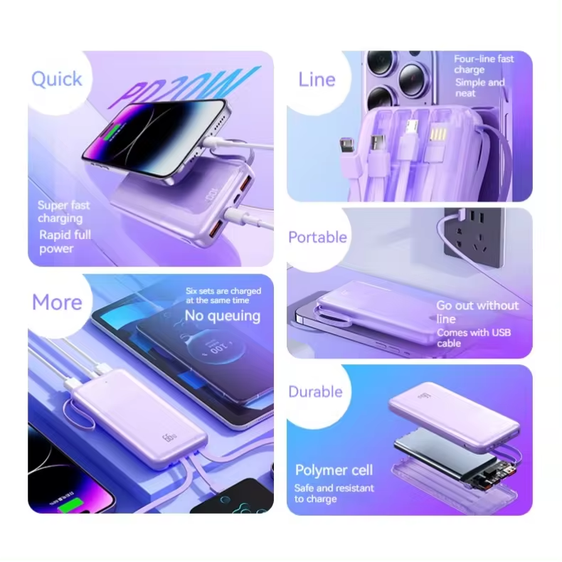 Batterie Externe 5 en 1