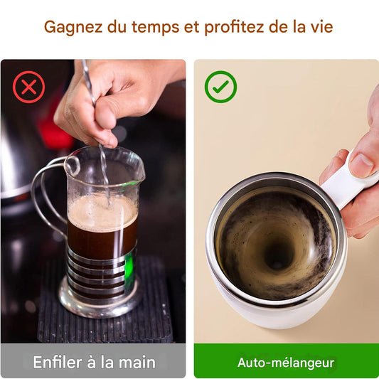 Tasse Auto-Mélangeuse Magnétique