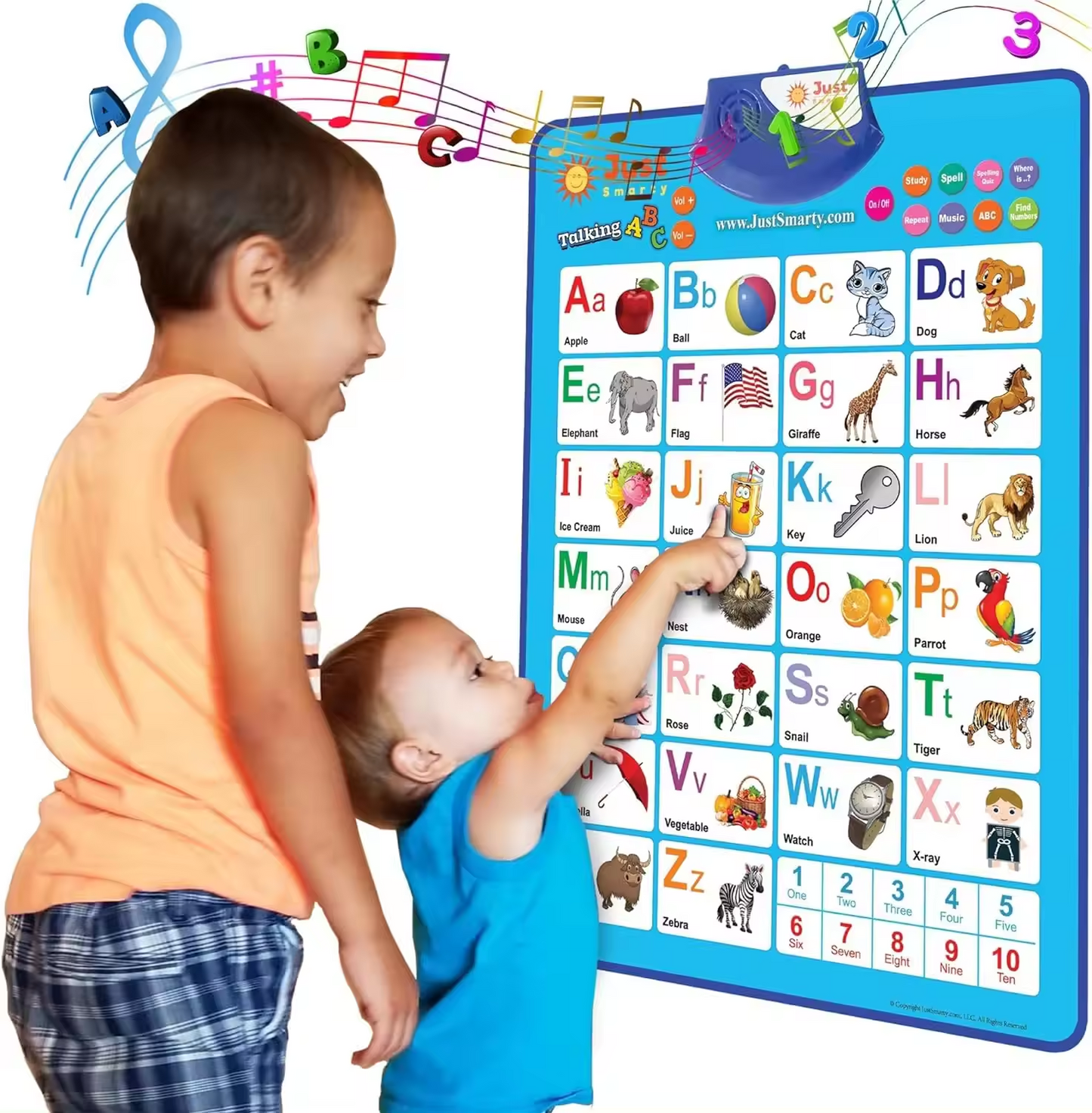 Tableau mural éducatif parlant pour enfants