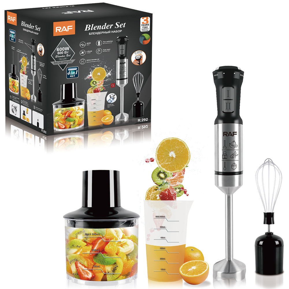 Le Mixeur Tout-en-Un RAF 600W pour une Cuisine Rapide