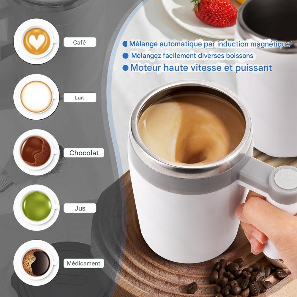 Tasse Auto-Mélangeuse Magnétique