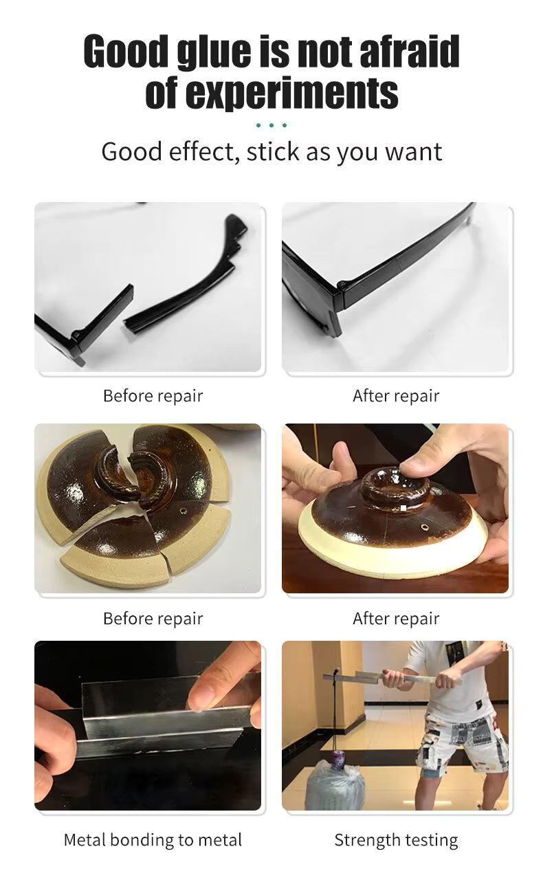 COLLE DURABLE™ : La Colle Magique qui répare et Colle TOUT (même votre coeur)