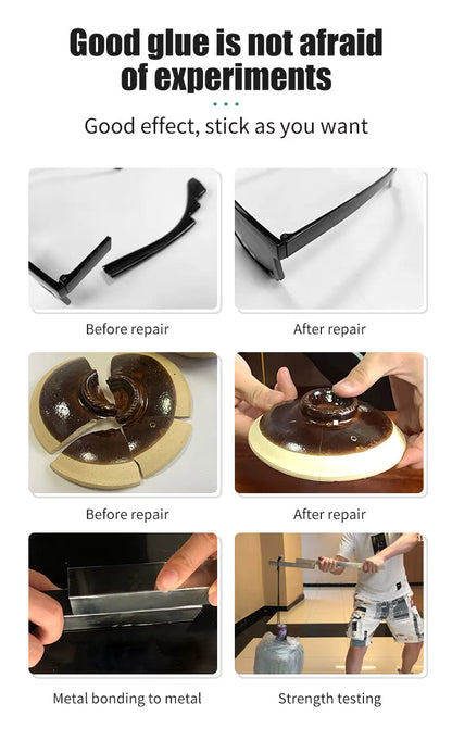 COLLE DURABLE™ : La Colle Magique qui répare et Colle TOUT (même votre coeur)