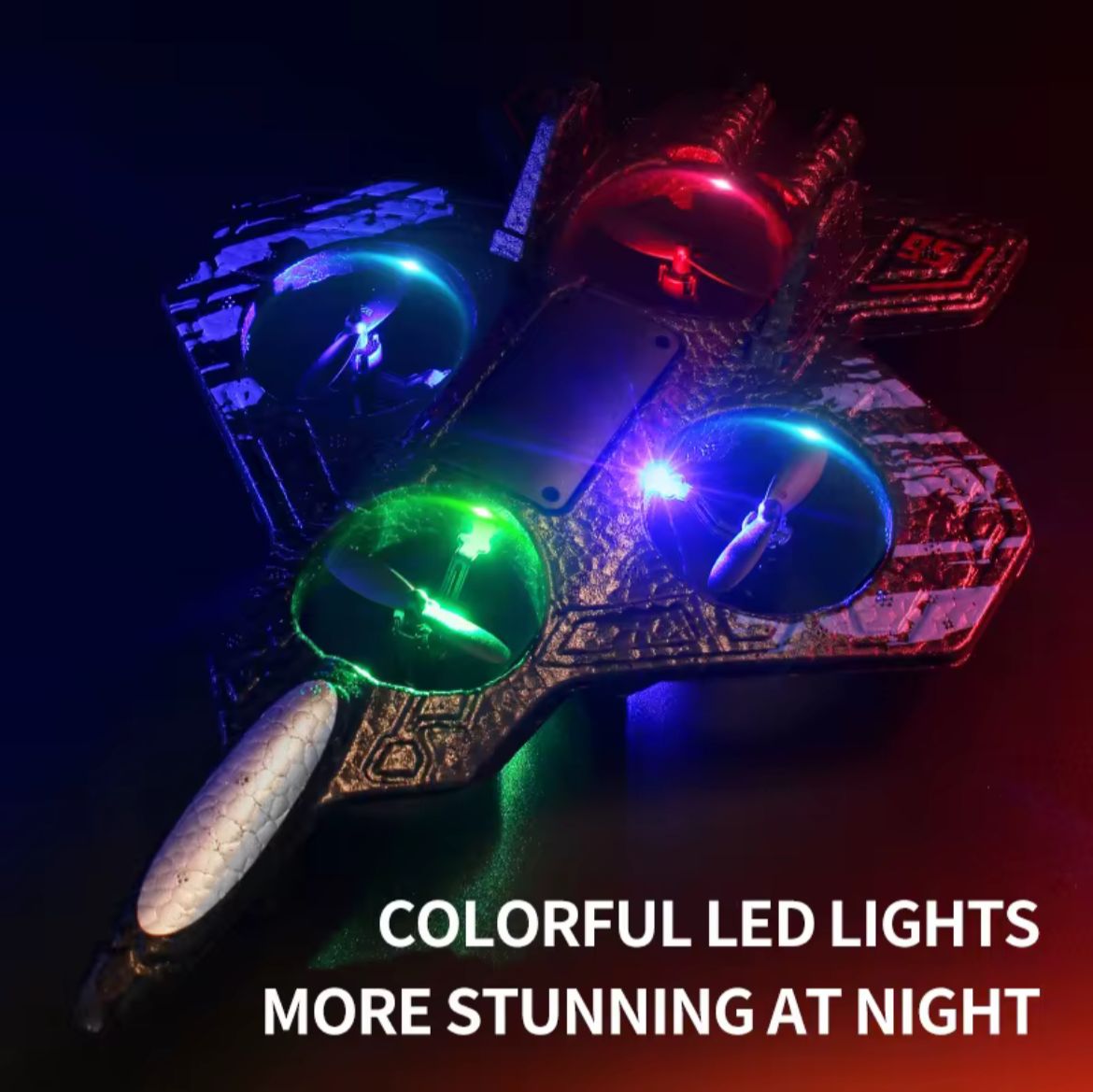 Fighter X™ : Avion Télécommandé -  Voltige Lumineuse