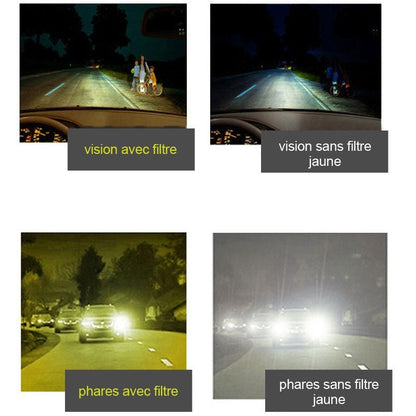 Lunettes Vision Nocturne HD – Conduisez en toute sécurité