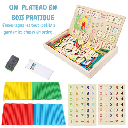 SMART™: Coffret Educatif en Bois qui rend les maths faciles & amusantes