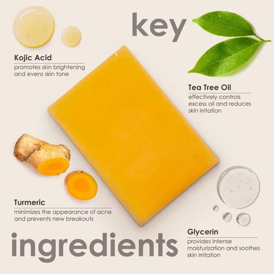 SOAP™: Le Savon Anti-Acné Curcuma & Kojic