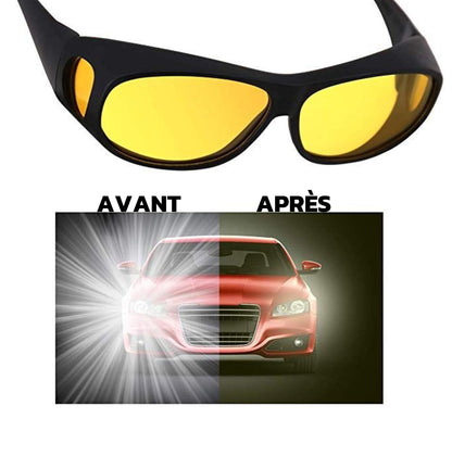 Lunettes Vision Nocturne HD – Conduisez en toute sécurité