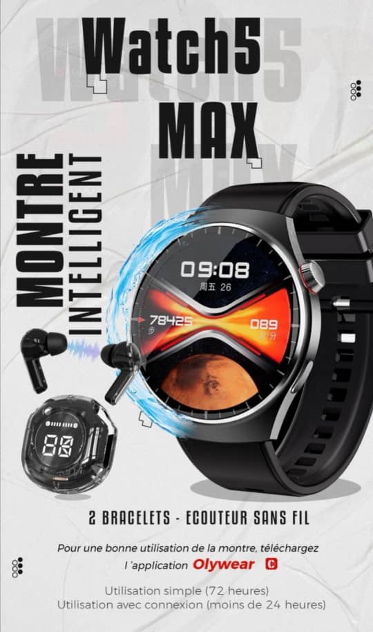 WATCH 5 MAX™: Découvrez le nouveaux Pack de la WATCH 5 MAX