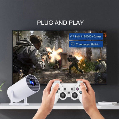 PROJECTEUR 4K BLANC + CONSOLE GAMING