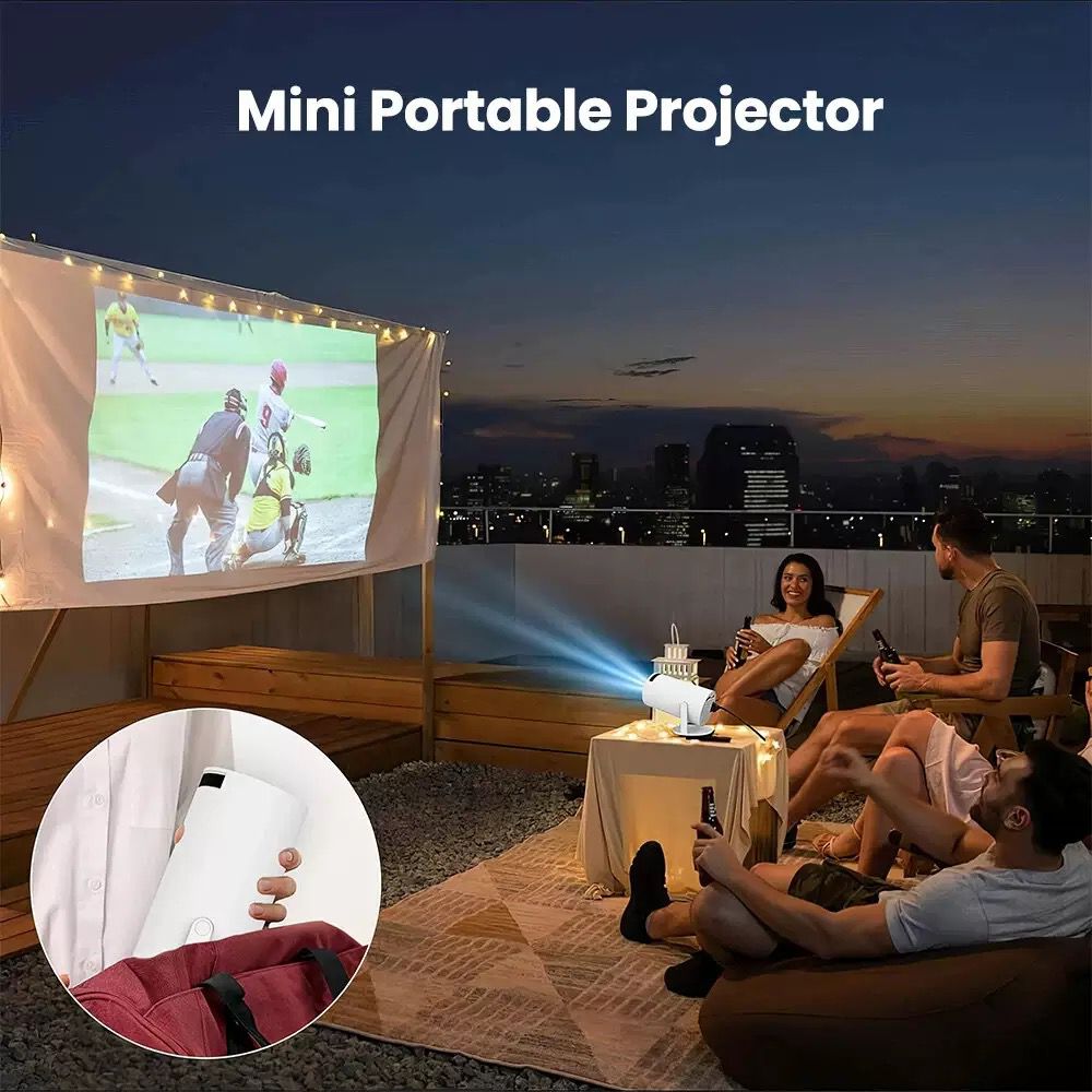 PROJECTEUR 4K BLANC + CONSOLE GAMING
