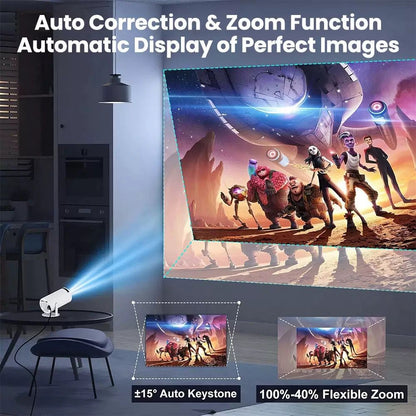PROJECTEUR 4K BLANC + CONSOLE GAMING
