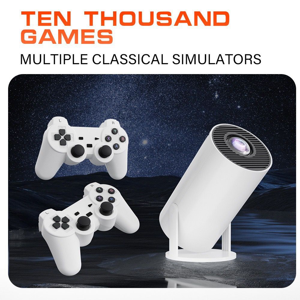 PROJECTEUR 4K BLANC + CONSOLE GAMING