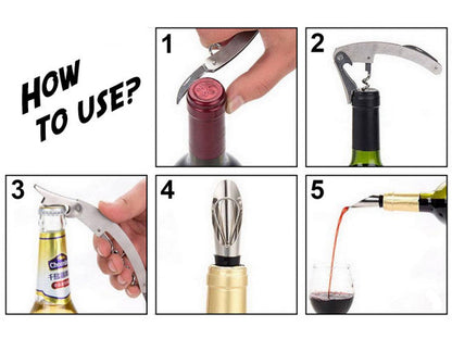 Ensemble d'ouvre-bouteilles de vin