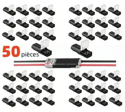Connecteurs LED Sans Soudure – Installation Rapide & Sécurisée