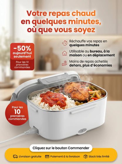 SenLunch : Mangez Chaud Partout comme à la Maison + 1 Thermos Numérique OFFERT !