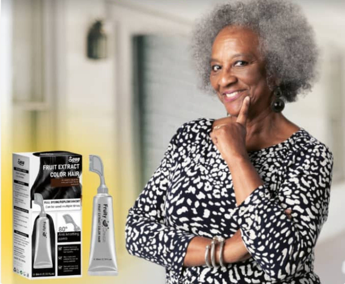 🖤 Peigne Anti-Cheveux Gris™